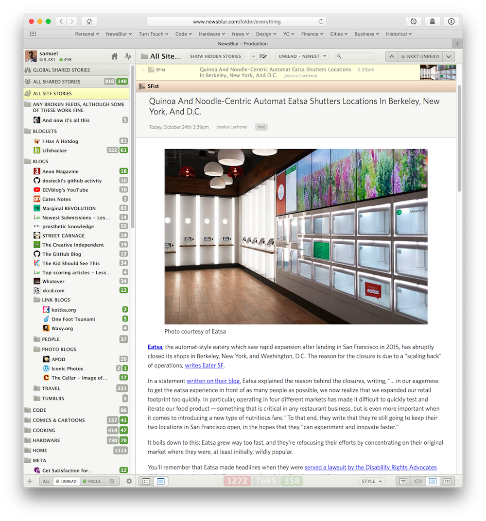 Text view extracts the story